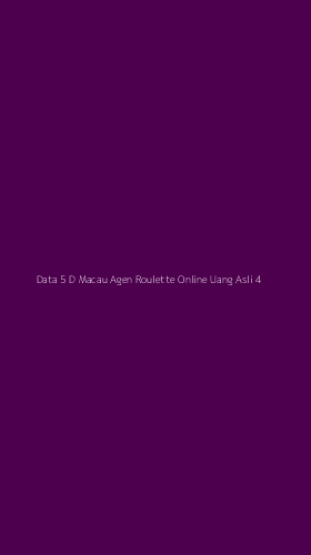 Tampilan Antarmuka Aplikasi Data 5 D Macau Agen Roulette Online Uang Asli - 4
