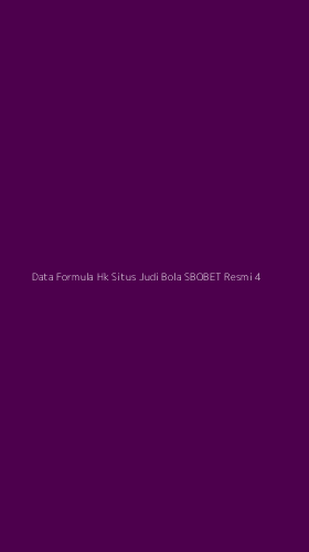 Tampilan Antarmuka Aplikasi Data Formula Hk Situs Judi Bola Sbobet Resmi - 4