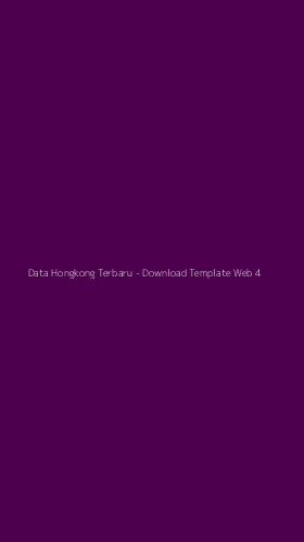 Tampilan Antarmuka Aplikasi Data Hongkong Terbaru - Download Template Web - 4