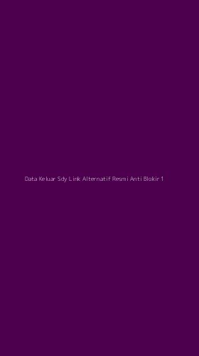 Tampilan Antarmuka Aplikasi Data Keluar Sdy Link Alternatif Resmi Anti Blokir - 1