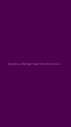 Tampilan Antarmuka Aplikasi Data Macau 2008 Agen Togel Online Resmi Asia - 3