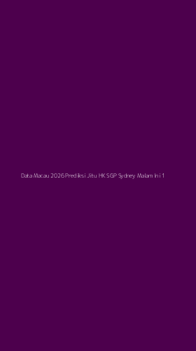 Tampilan Antarmuka Aplikasi Data Macau 2026 Prediksi Jitu Hk Sgp Sydney Malam Ini - 1