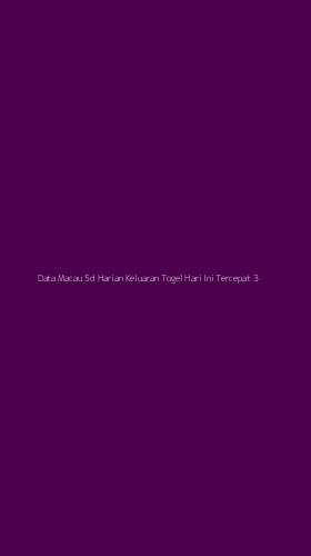 Tampilan Antarmuka Aplikasi Data Macau 5d Harian Keluaran Togel Hari Ini Tercepat - 3