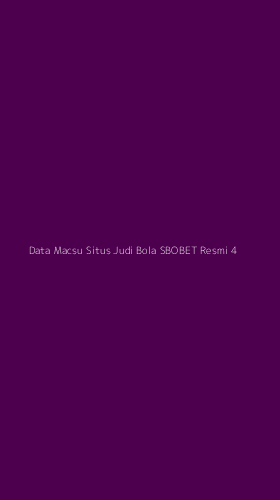Tampilan Antarmuka Aplikasi Data Macsu Situs Judi Bola Sbobet Resmi - 4