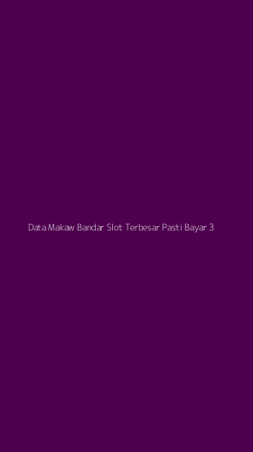 Tampilan Antarmuka Aplikasi Data Makaw Bandar Slot Terbesar Pasti Bayar - 3