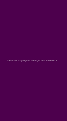 Tampilan Antarmuka Aplikasi Data Nomor Hongkong Cara Main Togel Colok Jitu Pemula - 3