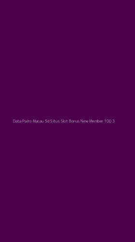 Tampilan Antarmuka Aplikasi Data Paito Macau 5d Situs Slot Bonus New Member 100 - 3