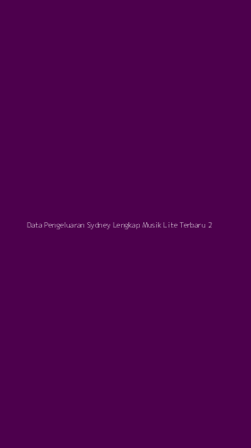 Tampilan Antarmuka Aplikasi Data Pengeluaran Sydney Lengkap Musik Lite Terbaru - 2