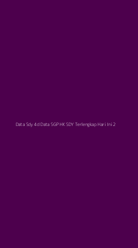 Tampilan Antarmuka Aplikasi Data Sdy 4d Data Sgp Hk Sdy Terlengkap Hari Ini - 2
