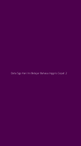 Tampilan Antarmuka Aplikasi Data Sgp Hari Ini Belajar Bahasa Inggris Cepat - 2