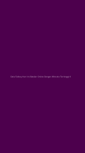Tampilan Antarmuka Aplikasi Data Sidney Hari Ini Bandar Online Dengan Winrate Tertinggi - 4