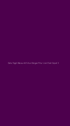 Tampilan Antarmuka Aplikasi Data Togel Macau 4d Situs Dengan Fitur Live Chat Cepat - 3