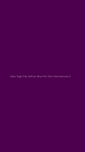 Tampilan Antarmuka Aplikasi Data Togel Sdy Daftar Akun Pro Slot Internasional - 2