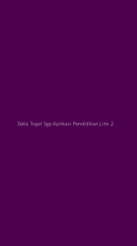 Tampilan Antarmuka Aplikasi Data Togel Sgp Aplikasi Pendidikan Lite - 2