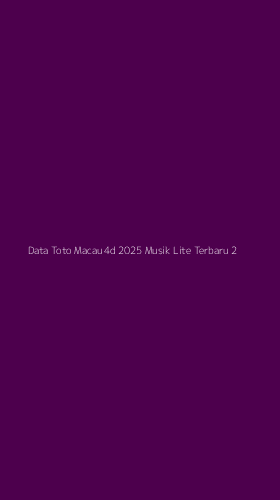 Tampilan Antarmuka Aplikasi Data Toto Macau 4d 2025 Musik Lite Terbaru - 2