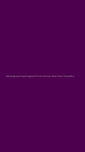 Tampilan Antarmuka Aplikasi Datapengeluarantogelsingapore Portal Informasi Game Online Terupdate - 2
