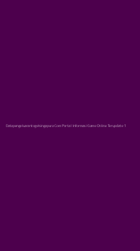 Tampilan Antarmuka Aplikasi Datapengeluarantogelsingapura Com Portal Informasi Game Online Terupdate - 1