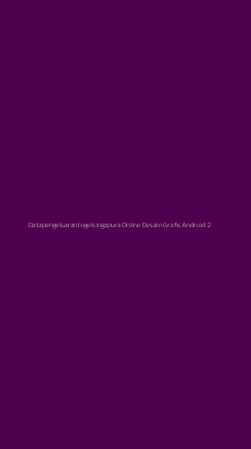 Tampilan Antarmuka Aplikasi Datapengeluarantogelsingapura Online Desain Grafis Android - 2