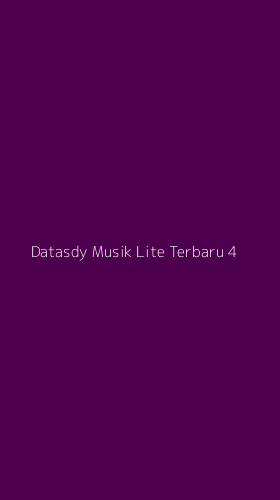 Tampilan Antarmuka Aplikasi Datasdy Musik Lite Terbaru - 4