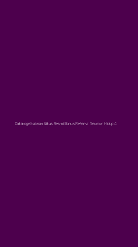 Tampilan Antarmuka Aplikasi Datatogeltaiwan Situs Resmi Bonus Referral Seumur Hidup - 4