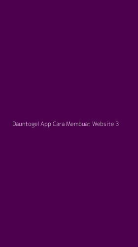 Tampilan Antarmuka Aplikasi Dauntogel App Cara Membuat Website - 3