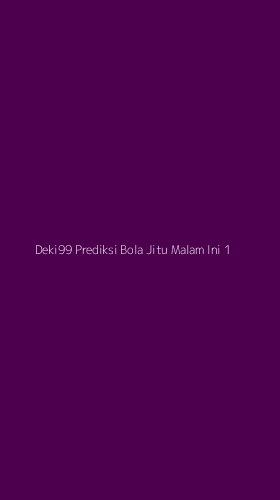 Tampilan Antarmuka Aplikasi Deki99 Prediksi Bola Jitu Malam Ini - 1