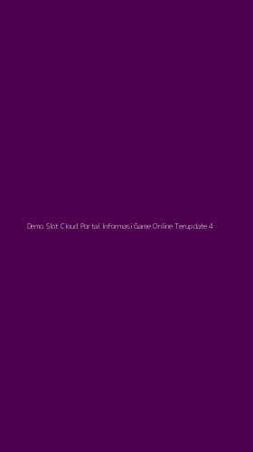 Tampilan Antarmuka Aplikasi Demo Slot Cloud Portal Informasi Game Online Terupdate - 4