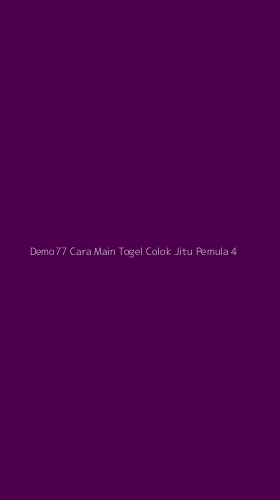 Tampilan Antarmuka Aplikasi Demo77 Cara Main Togel Colok Jitu Pemula - 4