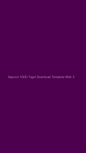 Tampilan Antarmuka Aplikasi Deposit 5000 Togel Download Template Web - 3