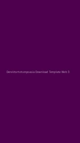 Tampilan Antarmuka Aplikasi Derektortotompoasia Download Template Web - 3