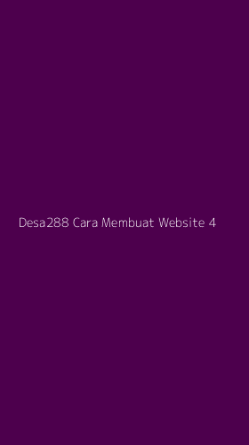 Tampilan Antarmuka Aplikasi Desa288 Cara Membuat Website - 4