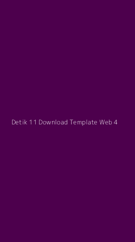 Tampilan Antarmuka Aplikasi Detik 11 Download Template Web - 4