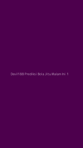 Tampilan Antarmuka Aplikasi Devil188 Prediksi Bola Jitu Malam Ini - 1