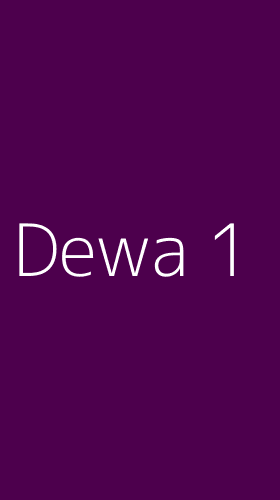 Tampilan Antarmuka Aplikasi Dewa - 1