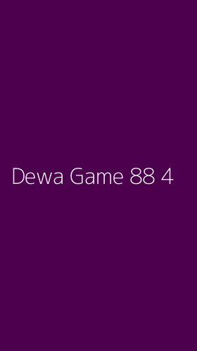 Tampilan Antarmuka Aplikasi Dewa Game 88 - 4