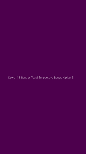 Tampilan Antarmuka Aplikasi Dewa118 Bandar Togel Terpercaya Bonus Harian - 3