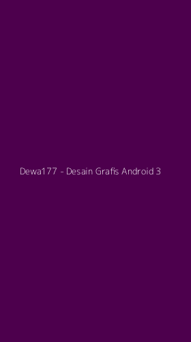 Tampilan Antarmuka Aplikasi Dewa177 - Desain Grafis Android - 3