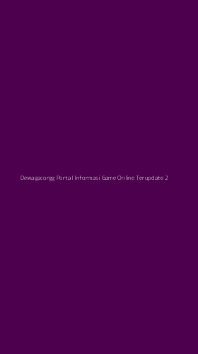 Tampilan Antarmuka Aplikasi Dewagacorgg Portal Informasi Game Online Terupdate - 2