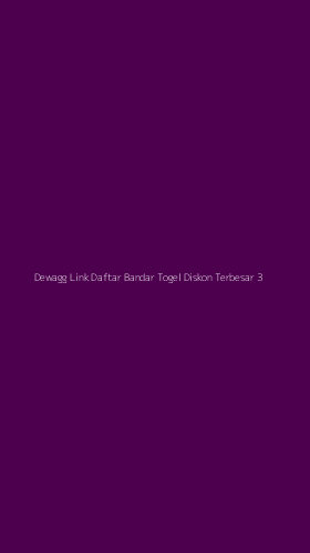Tampilan Antarmuka Aplikasi Dewagg Link Daftar Bandar Togel Diskon Terbesar - 3