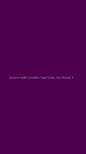 Tampilan Antarmuka Aplikasi Dewaharta88 Cara Main Togel Colok Jitu Pemula - 3