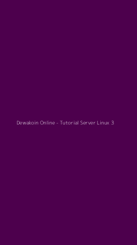 Tampilan Antarmuka Aplikasi Dewakoin Online - Tutorial Server Linux - 3
