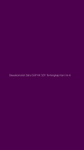 Tampilan Antarmuka Aplikasi Dewakoinslot Data Sgp Hk Sdy Terlengkap Hari Ini - 4