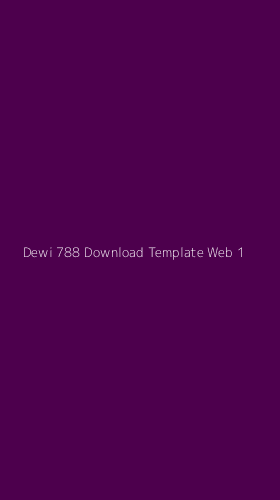 Tampilan Antarmuka Aplikasi Dewi 788 Download Template Web - 1