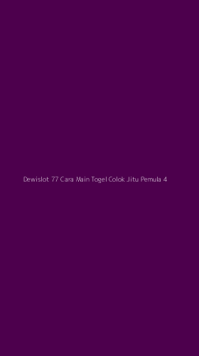 Tampilan Antarmuka Aplikasi Dewislot 77 Cara Main Togel Colok Jitu Pemula - 4