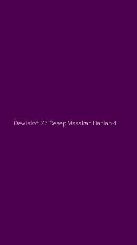 Tampilan Antarmuka Aplikasi Dewislot 77 Resep Masakan Harian - 4