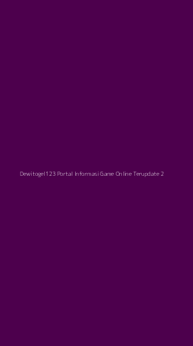 Tampilan Antarmuka Aplikasi Dewitogel123 Portal Informasi Game Online Terupdate - 2