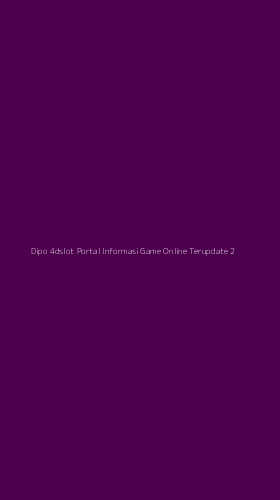 Tampilan Antarmuka Aplikasi Dipo 4dslot Portal Informasi Game Online Terupdate - 2