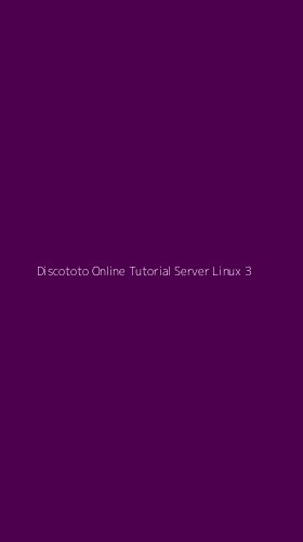 Tampilan Antarmuka Aplikasi Discototo Online Tutorial Server Linux - 3