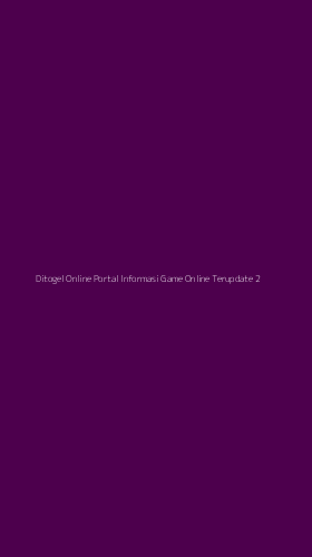 Tampilan Antarmuka Aplikasi Ditogel Online Portal Informasi Game Online Terupdate - 2