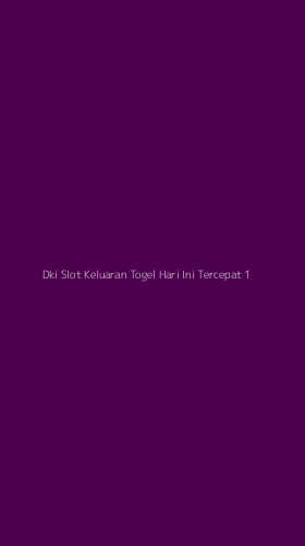 Tampilan Antarmuka Aplikasi Dki Slot Keluaran Togel Hari Ini Tercepat - 1